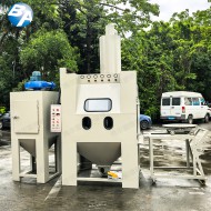 臺車轉(zhuǎn)盤式自動(dòng)噴砂機(jī)