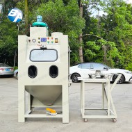濕式臺車轉盤式噴砂機