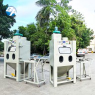 濕式臺車轉盤式噴砂機