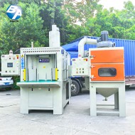 防爆全自動回轉轉盤式噴砂機