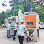 防爆全自動回轉轉盤式噴砂機