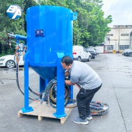 雙槍移動干式噴砂機