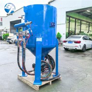 雙槍移動干式噴砂機